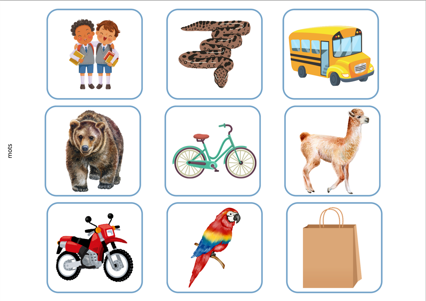 Activité lecture - Filtre rouge