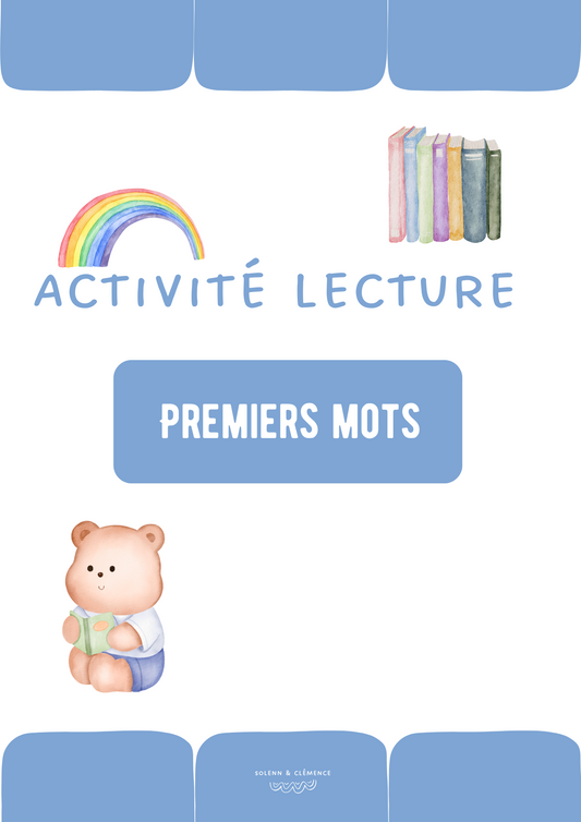 Activité de lecture - Premiers mots