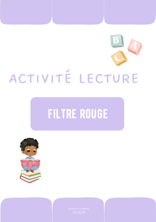 Activité lecture - Filtre rouge