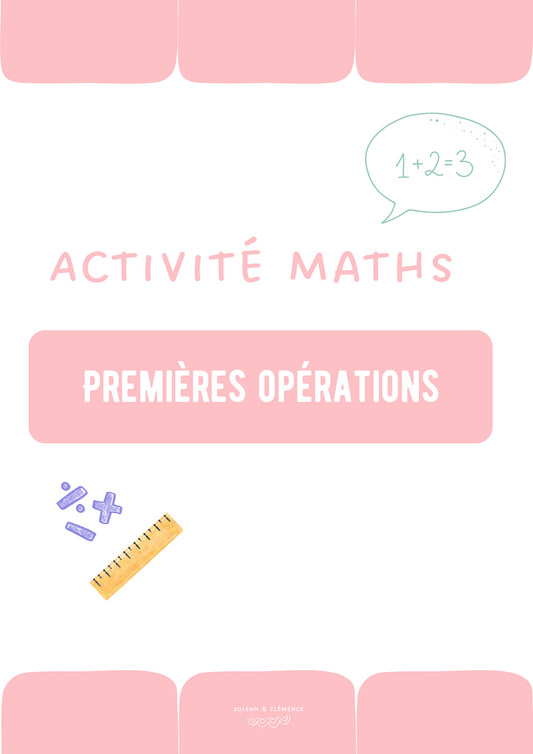 Activité maths - Premières opérations