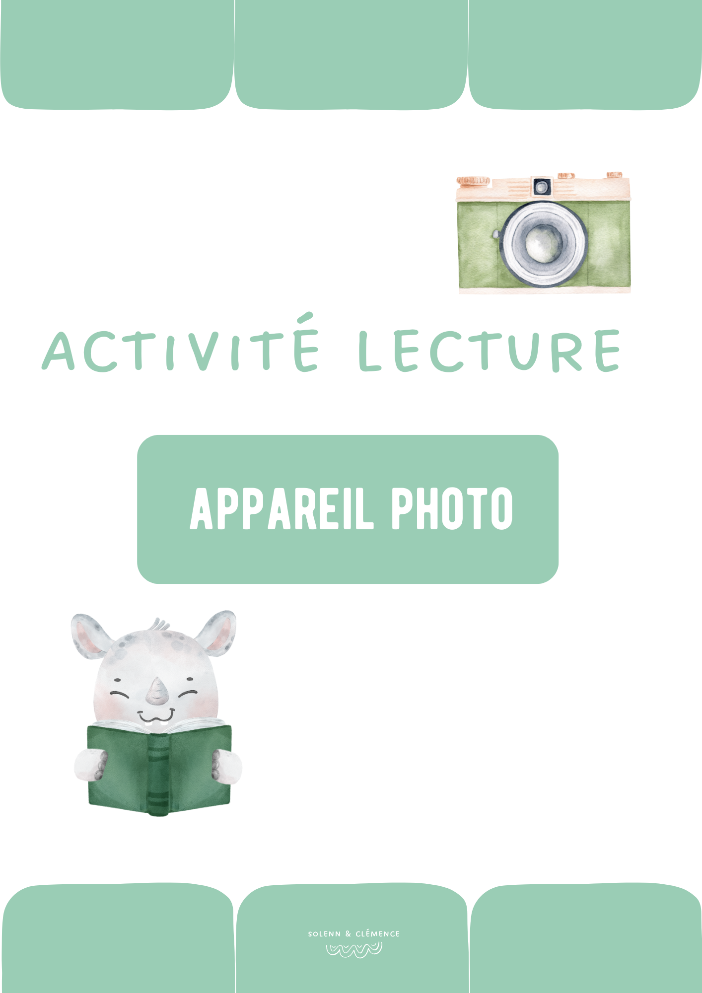 Activité lecture - Appareil photo
