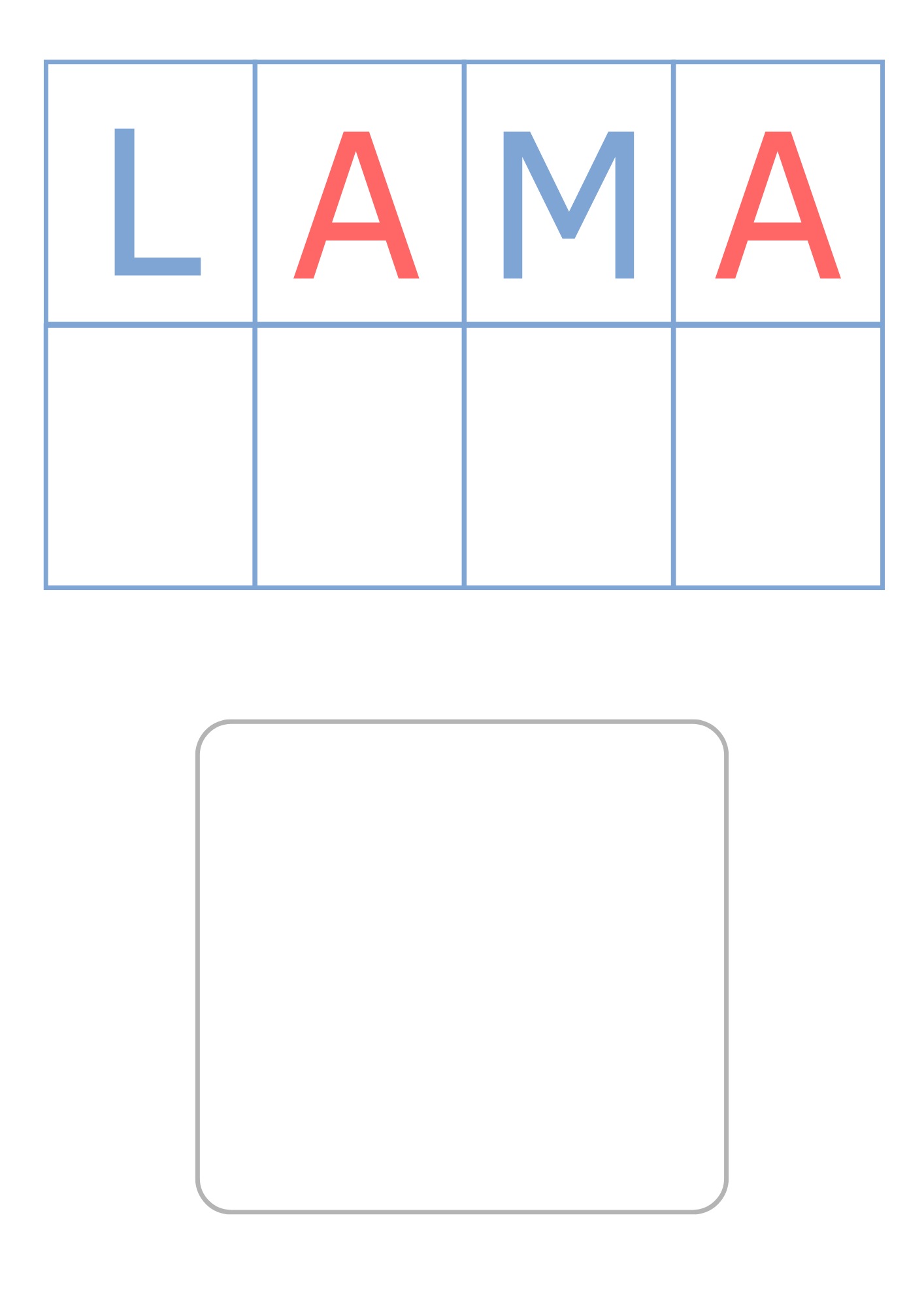 Activité lecture - Mots pâte à modeler