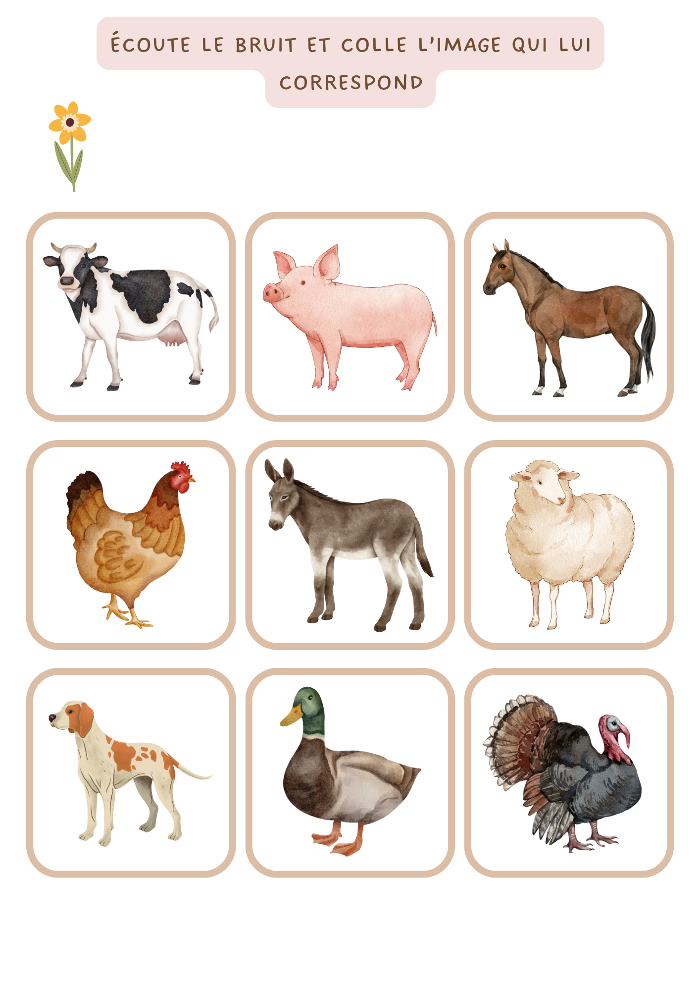 Préparer à la lecture - jeu sonore