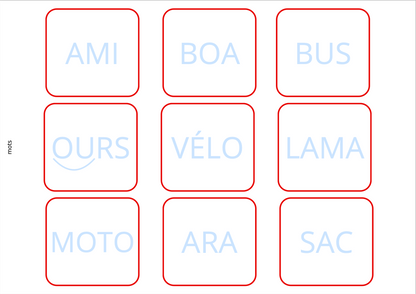 Activité lecture - Filtre rouge