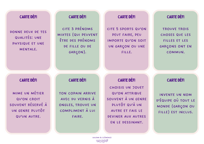 Jeu de l'oie - Stéréotypes de genre